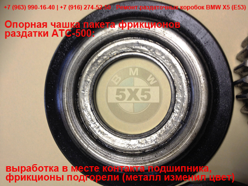 Опорная чашка пакета фрикционов раздатки АТС-500 БМВ X5 E53